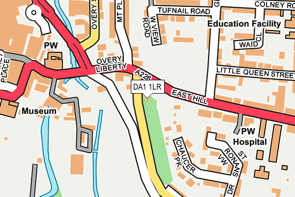 DA1 1LR map - OS OpenMap – Local (Ordnance Survey)
