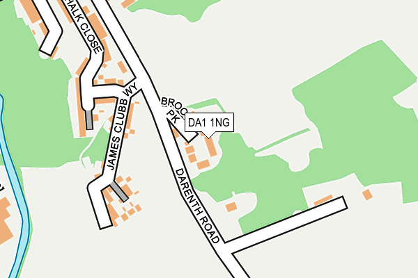 DA1 1NG map - OS OpenMap – Local (Ordnance Survey)