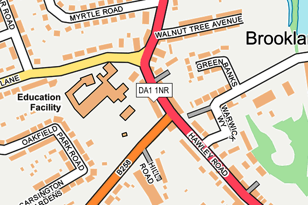 DA1 1NR map - OS OpenMap – Local (Ordnance Survey)