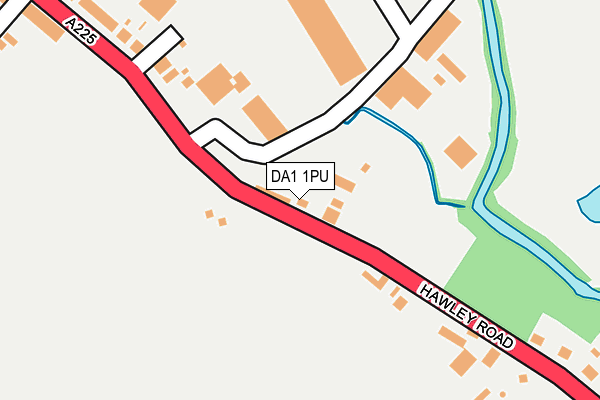 DA1 1PU map - OS OpenMap – Local (Ordnance Survey)