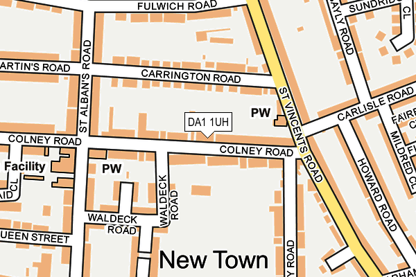 Map of METROPOLITAN RECOVERY LTD at local scale