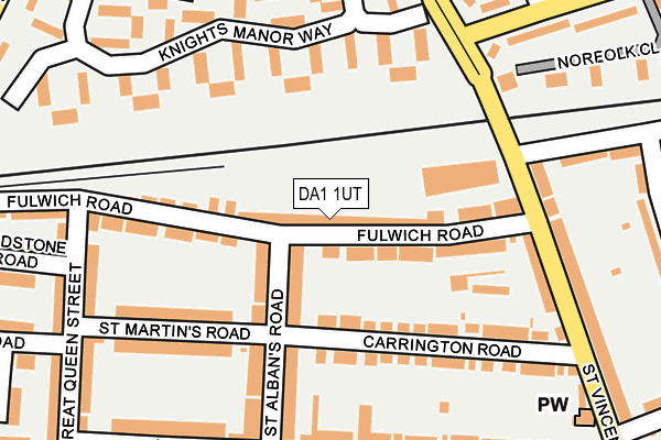 DA1 1UT map - OS OpenMap – Local (Ordnance Survey)