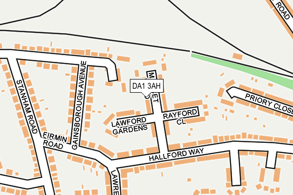 DA1 3AH map - OS OpenMap – Local (Ordnance Survey)