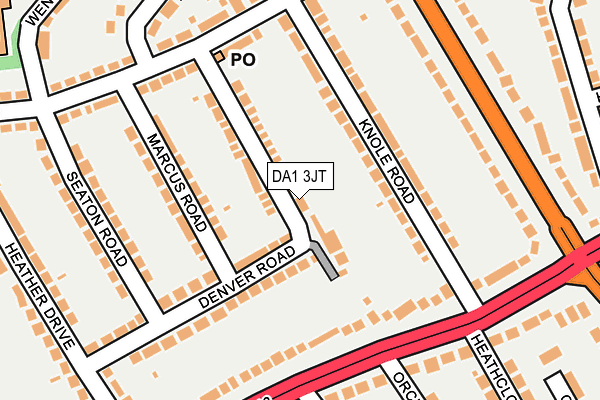 DA1 3JT map - OS OpenMap – Local (Ordnance Survey)