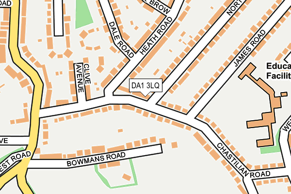 DA1 3LQ map - OS OpenMap – Local (Ordnance Survey)