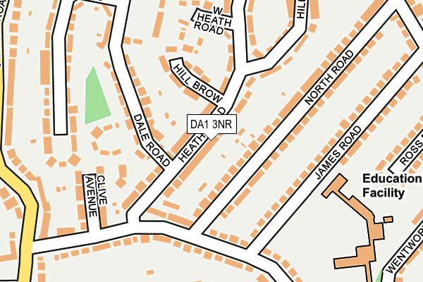 DA1 3NR map - OS OpenMap – Local (Ordnance Survey)