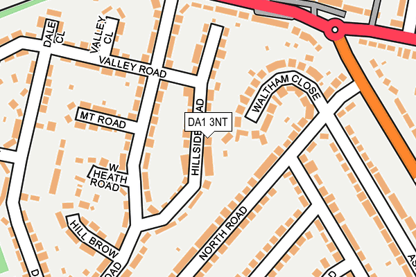 DA1 3NT map - OS OpenMap – Local (Ordnance Survey)