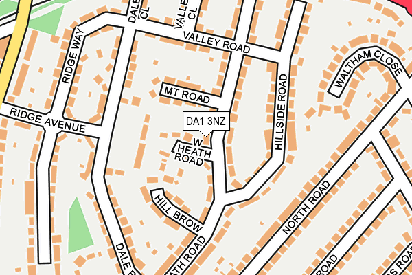 DA1 3NZ map - OS OpenMap – Local (Ordnance Survey)