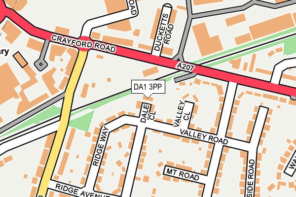 DA1 3PP map - OS OpenMap – Local (Ordnance Survey)