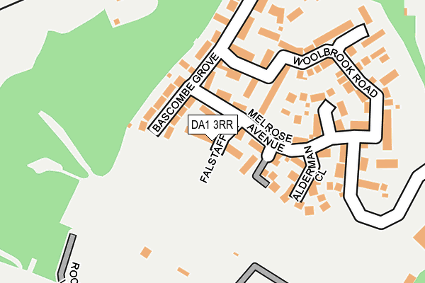 DA1 3RR map - OS OpenMap – Local (Ordnance Survey)