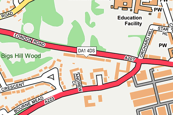 Map of ASMARINA ONE LIMITED at local scale