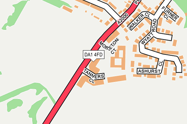 Map of PALMSELL LTD at local scale