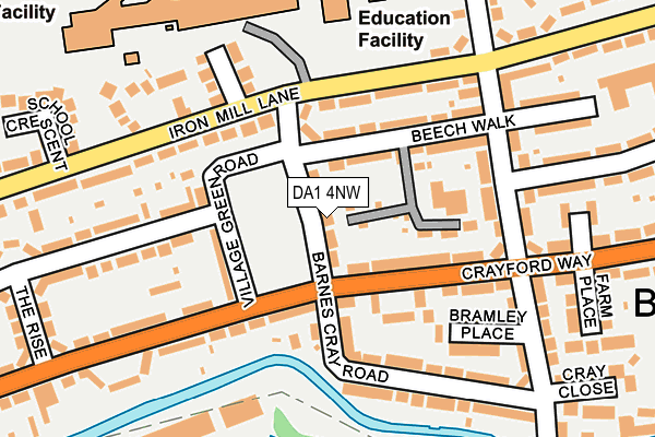 DA1 4NW map - OS OpenMap – Local (Ordnance Survey)