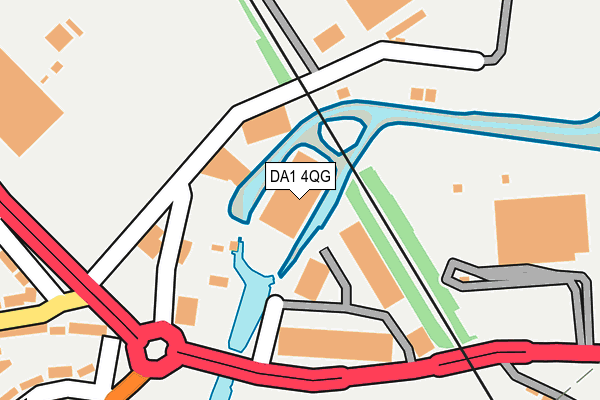 DA1 4QG map - OS OpenMap – Local (Ordnance Survey)