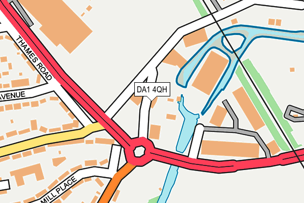 DA1 4QH map - OS OpenMap – Local (Ordnance Survey)