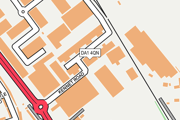 DA1 4QN map - OS OpenMap – Local (Ordnance Survey)