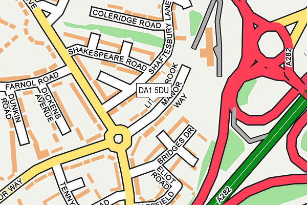 DA1 5DU map - OS OpenMap – Local (Ordnance Survey)