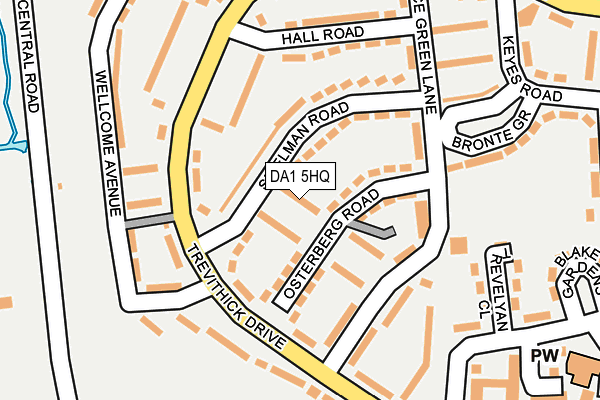 DA1 5HQ map - OS OpenMap – Local (Ordnance Survey)