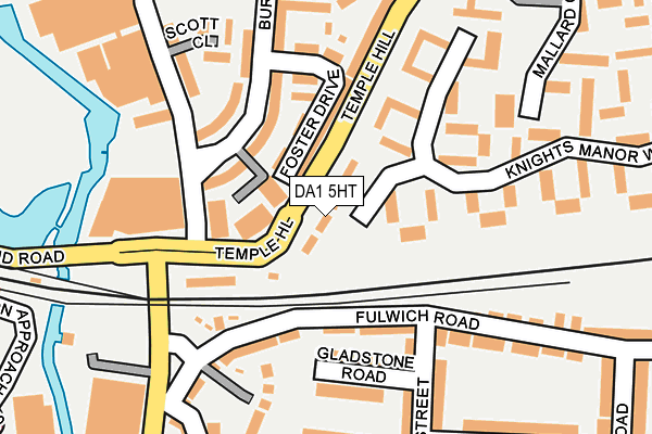 DA1 5HT map - OS OpenMap – Local (Ordnance Survey)