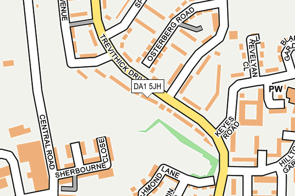 DA1 5JH map - OS OpenMap – Local (Ordnance Survey)