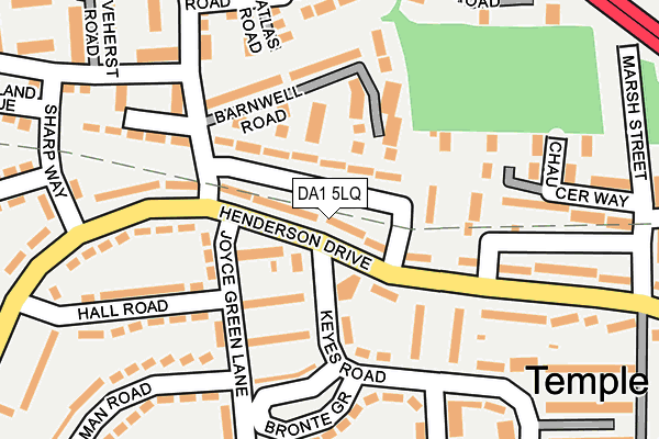 DA1 5LQ map - OS OpenMap – Local (Ordnance Survey)
