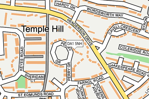 DA1 5NH map - OS OpenMap – Local (Ordnance Survey)