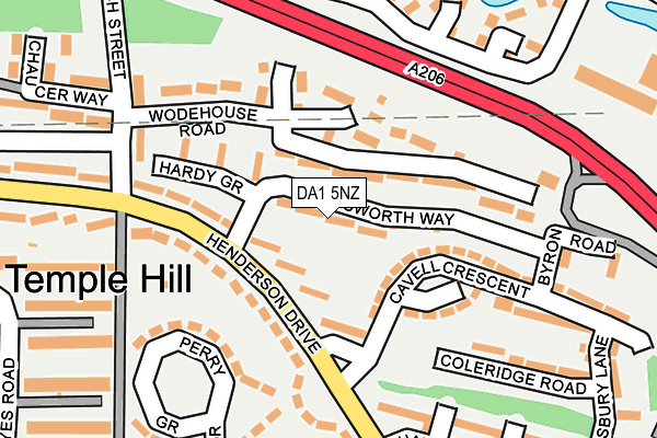 DA1 5NZ map - OS OpenMap – Local (Ordnance Survey)