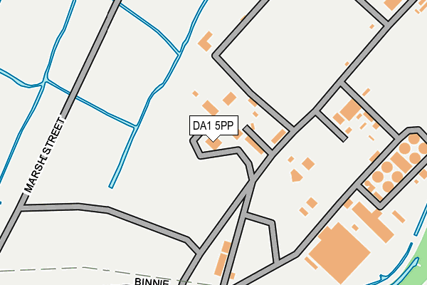 DA1 5PP map - OS OpenMap – Local (Ordnance Survey)