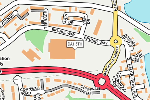 DA1 5TH map - OS OpenMap – Local (Ordnance Survey)