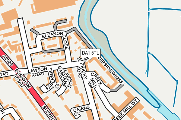 DA1 5TL map - OS OpenMap – Local (Ordnance Survey)