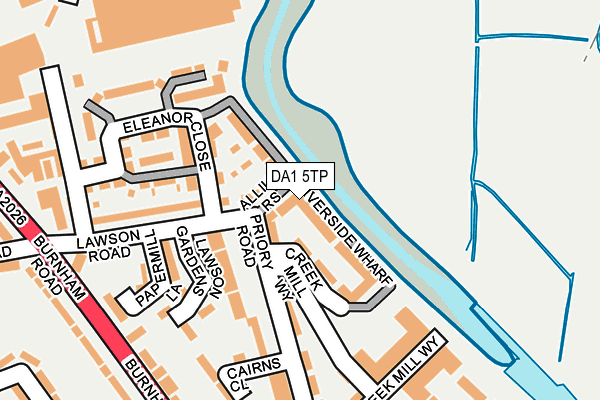 DA1 5TP map - OS OpenMap – Local (Ordnance Survey)