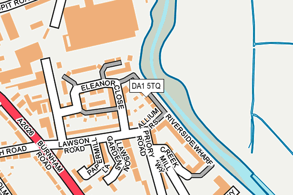 DA1 5TQ map - OS OpenMap – Local (Ordnance Survey)