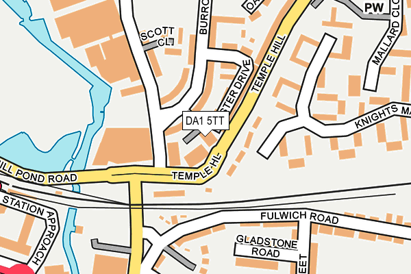 DA1 5TT map - OS OpenMap – Local (Ordnance Survey)