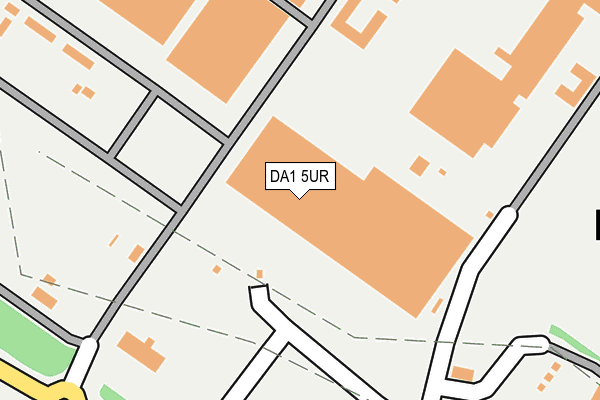DA1 5UR map - OS OpenMap – Local (Ordnance Survey)