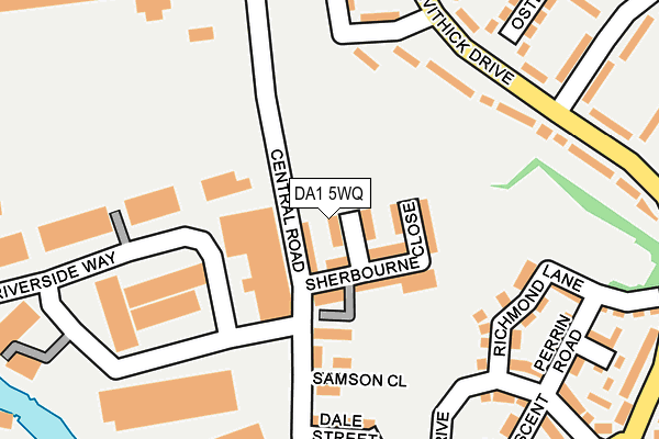 DA1 5WQ map - OS OpenMap – Local (Ordnance Survey)