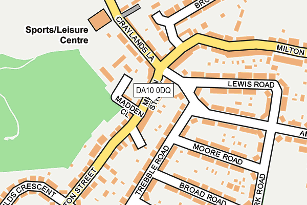 DA10 0DQ map - OS OpenMap – Local (Ordnance Survey)