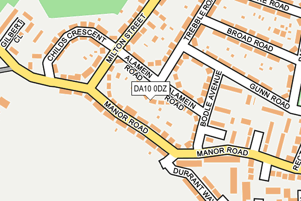 DA10 0DZ map - OS OpenMap – Local (Ordnance Survey)