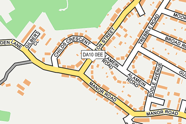 DA10 0EE map - OS OpenMap – Local (Ordnance Survey)