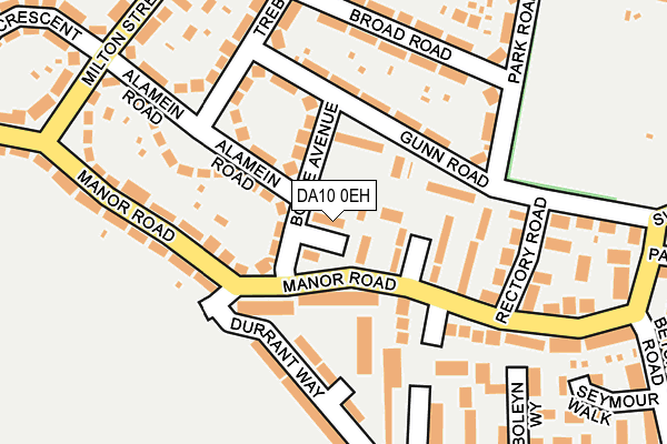 DA10 0EH map - OS OpenMap – Local (Ordnance Survey)