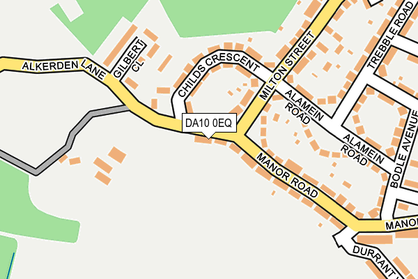 DA10 0EQ map - OS OpenMap – Local (Ordnance Survey)