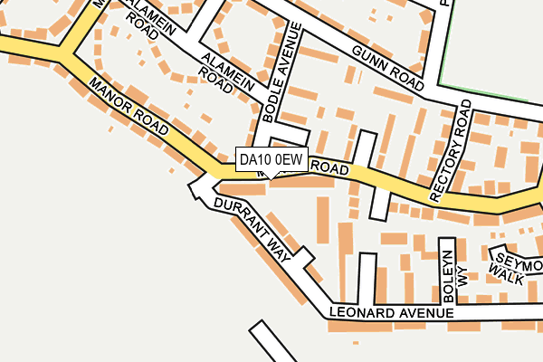 DA10 0EW map - OS OpenMap – Local (Ordnance Survey)