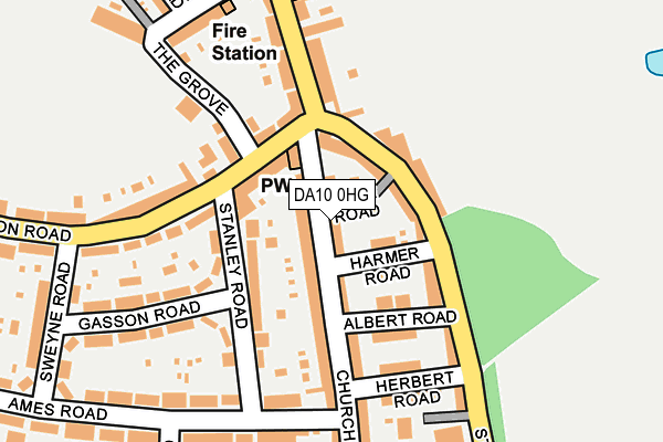 DA10 0HG map - OS OpenMap – Local (Ordnance Survey)