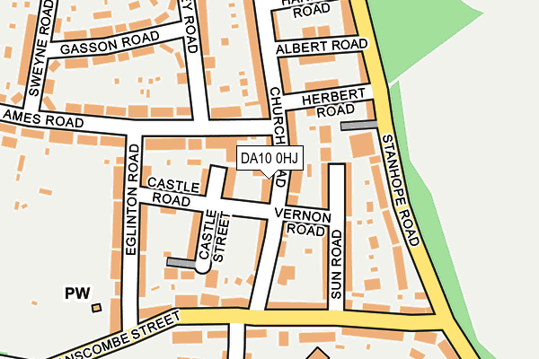 DA10 0HJ map - OS OpenMap – Local (Ordnance Survey)
