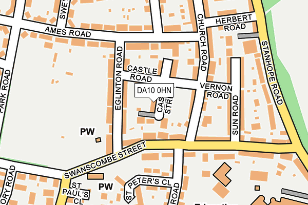 DA10 0HN map - OS OpenMap – Local (Ordnance Survey)