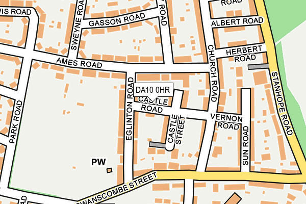DA10 0HR map - OS OpenMap – Local (Ordnance Survey)