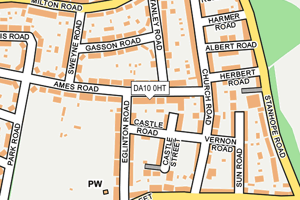 DA10 0HT map - OS OpenMap – Local (Ordnance Survey)