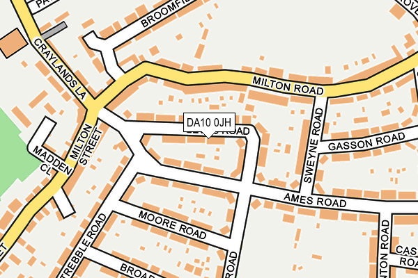DA10 0JH map - OS OpenMap – Local (Ordnance Survey)
