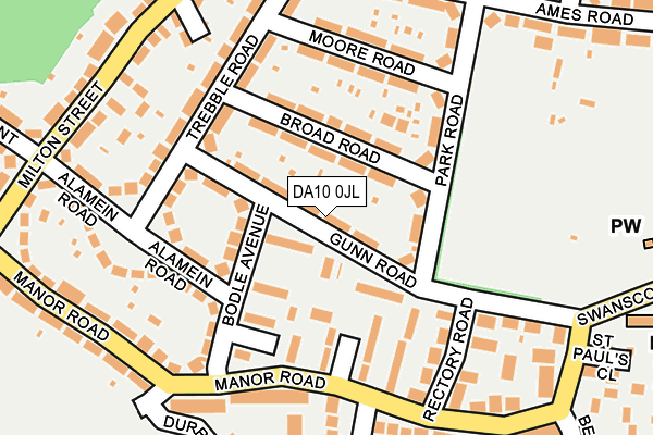DA10 0JL map - OS OpenMap – Local (Ordnance Survey)
