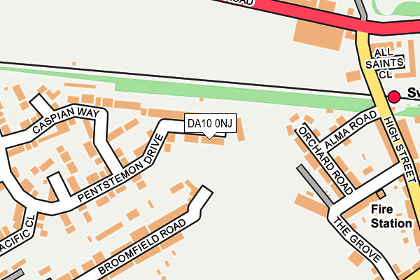 DA10 0NJ map - OS OpenMap – Local (Ordnance Survey)