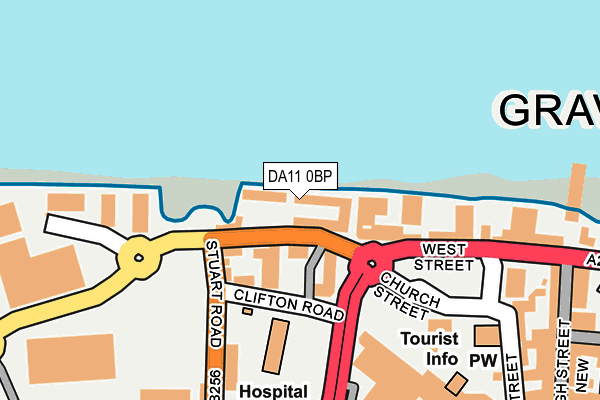 DA11 0BP map - OS OpenMap – Local (Ordnance Survey)